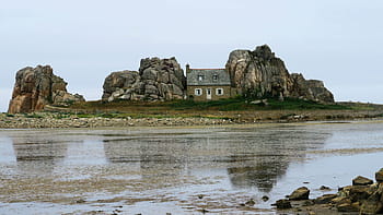 plougescan, Castel, ล้าน, มณฑลบรีตัน, ทะเล, บ้านหิน, ใกล้ชายฝั่ง, ฝรั่งเศส