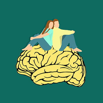 sometimes, seems, like, couples share, brain, relationship., relationship, couple, husband, wife, together