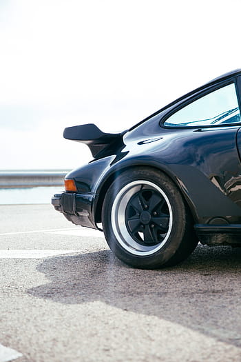 side view, sports car, rear, spoiler, day time, Black, Motor, Race, Speed, Sport, Track