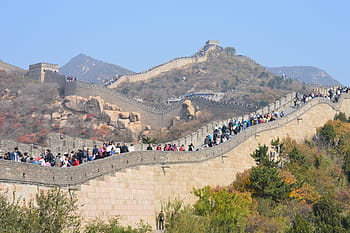 velká zeď, Čína, Peking, zeď, mezník, budova, architektura, krajina, hora, atrakce, cestovní ruch