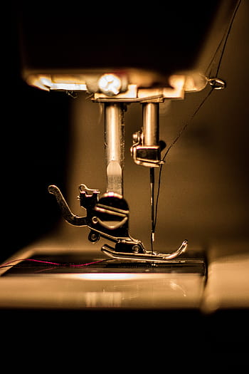 macro, mașină de cusut, instrument, a coase, țesătură, model, negru, broderie, alb, cositori, Piele