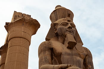 faraon, Egypt, socha, sfinga, luxor, Dějiny