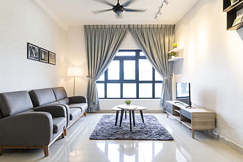 interno, soggiorno, divano, mobilia, tavolo, arredamento, moderno, contemporaneo, tappeto, Casa, decorazione
