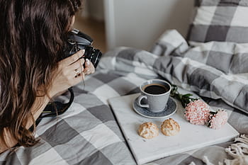 sesi foto sarapan pagi, gadis, wanita, pekerjaan, kamera, fotografi, fotografer, dslr, blogger, pemotretan, nikon