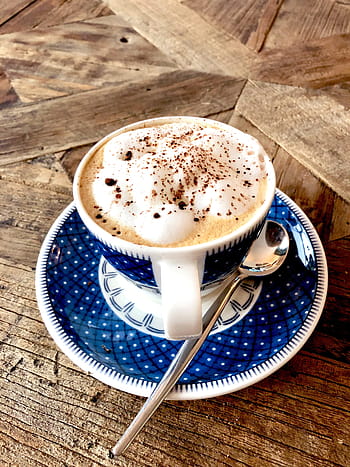 coffee, cappuccino, drinking, caffeine, espresso, breakfast, food, hot, morning, table, dish