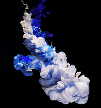 artistic, blue, color in water, colorful, contrast, creative, decoration, design, dissolve, dissolving, drip