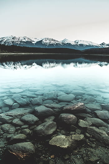mountains, mountain, sunset, lake, water, rocks, scenery, landscape, dusk