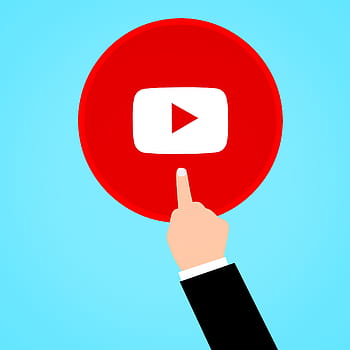 ilustrasi, tangan, menekan, ikon youtube, berlangganan, youtube, akun, alamat, browser, bisnis, saluran