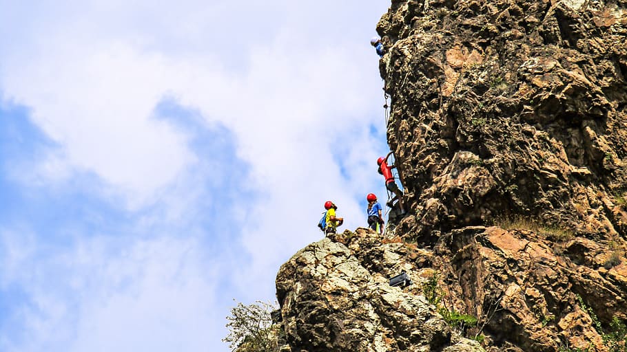 ribes de freser, spain, mountain, scalar, escalation, mountaineering, summit, high, climber, people, adventure