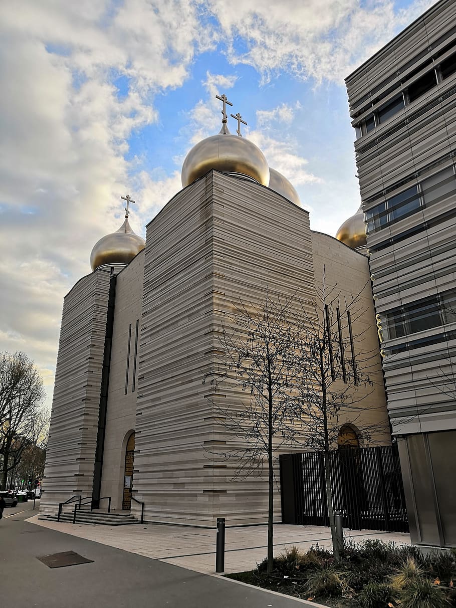 synagogu, mešita, Paříž, Francie, inovační, moderní, kostel, náboženství