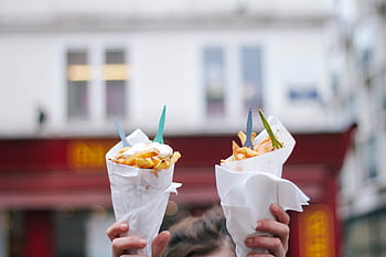 french fries, fast food, fried, fried potato, fries, pommes frites, potato, street food