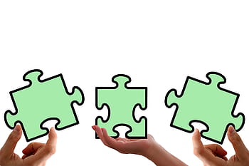 puzzle, Condividere, elementi, unendo insieme, squadra, lavoro di squadra, insieme, cooperazione, cooperare, Comunità, spirito di squadra