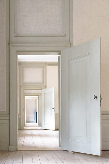 indoors, door, house, wood, window, doors, perspective, passage, white, classic, manor