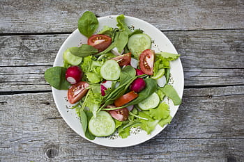 salat, verduras, ensalada, saludable, verde, fresco, comer, nutrición, vegetariano, tomates