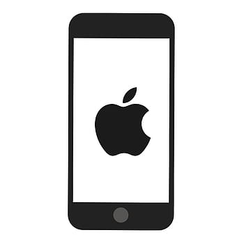 illustrazione, i phone., nero, bianca, silhouette., i phone, Telefono, mobile, modello, cellula, comunicazione