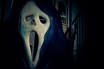 spøgelse, uhyggelig, skræmmende, halloween, hjemsøgt, maske, rædsel, skræmme