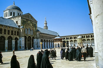 syria, damascus, omejaden, mosque, islam, architecture, history