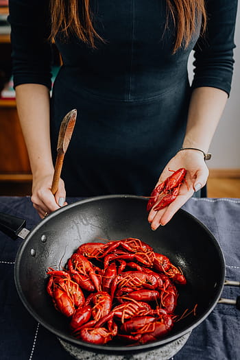 lobster rebus, hewan, makanan, memasak, makan malam, merah, lobster, rebus, dimasak, crawfish
