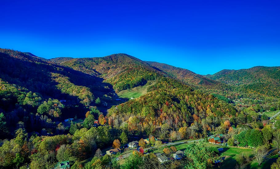 north carolina, america, mountains, fall, autumn, hdr, landscape, scenic, tourism, nature, outdoors