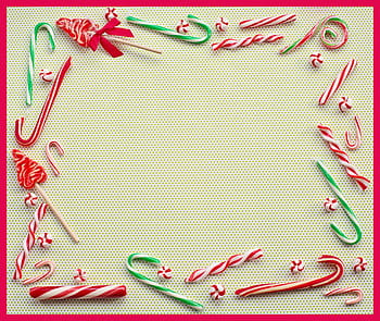 christmas, border, frame, peppermints, candy canes, text space, holiday, xmas, seasonal, design, december