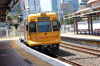 τρένο, ράγα, queensland rail, qr, brisbane, Αυστραλία, είδος στρουθοκαμήλου, ηλεκτρικός, πολλαπλούς, μονάδα, δημόσια συγκοινωνία