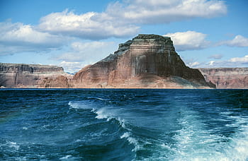 βαρκάδα, Lake Powell, arizona, μπλε, φαράγγι, ρεύση, σχηματισμός, λόφος, λίμνη, τοπίο, βουνό
