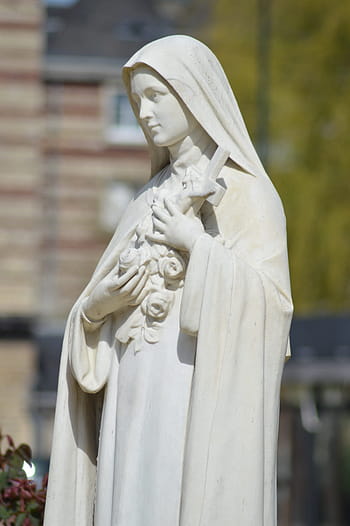 patsas, Sainte, veistos, uskonto, kristillinen, rukoilla, usko, uskonnollinen, thérèse of lisieux