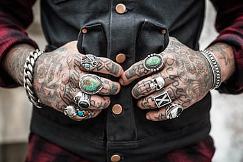 hands, tattoos, rings, accessories, drawing, design, ethnic, pattern, drawn, style, decorative