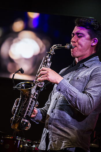 hudba, saxofon, jazz, nástroj, hudebník, zábava, koncert, hudební, kapela, saxofonista, trubka