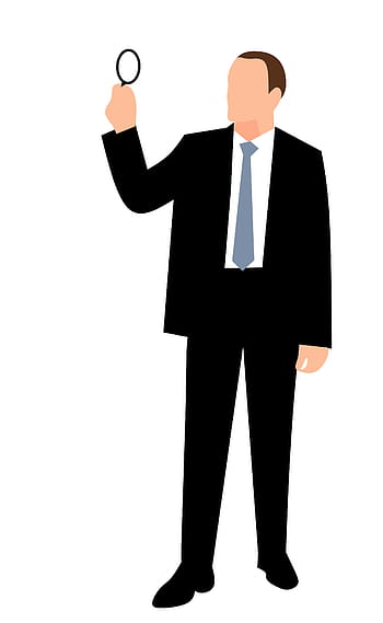 illustration, detective, male, adult, background, businessman, caucasian, cheerful, concept, confident, curiosity