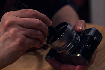 Fotograf, Reinigung, Kamera, Foto, Fotografie, dslr, analog, schwarz