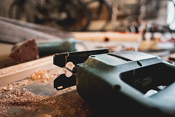 woodwork, jigsaw, drill, saw, cut, wood, job, man, sawdust, machine, electric