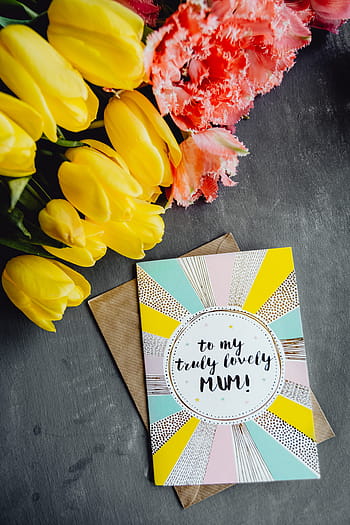 madre, tarjeta del día de la madre, colorido, flores de tulipán, flores, amor, tarjeta de felicitación, mamá, gracias, tulipanes, día de la madre