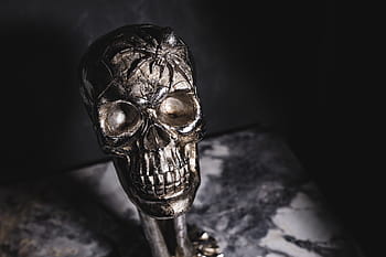 halloween dekorasi tengkorak, dekorasi, musim gugur, tengkorak, halloween, seram, menakutkan