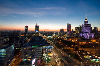 warsaw poland, city and Urban, cityscape
