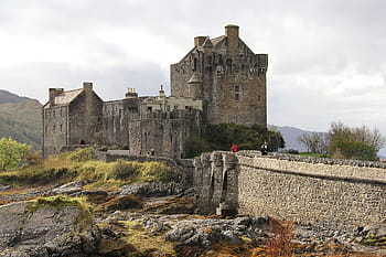 eilean donan castle, castle, medieval, historical, scottish, scotland, europe, highlands, countryside, isle of skye, history
