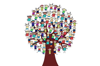 inclusion, group, tree, children, drawing, these include, human, society, community, including, barrier