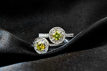 diamant, žlutá, zlato, prsten, drahocenný, šperky, Zvyk, design, móda, luxus, drahý