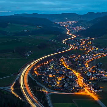 světelné stopy, provoz, Dálnice, dálnice a2, dlouhé expozice, silnice, pozornosti, světla, brzdová světla, auto, hnutí