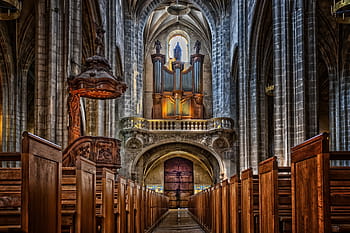 cathedral, church, dom, religion, christianity, middle ages, building, faith, old, bourg en bresse, notre-dame