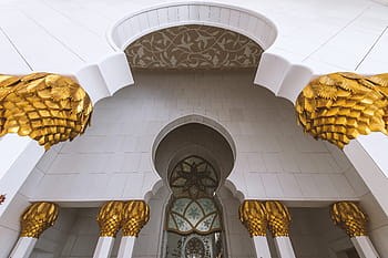 podrobnosti, mešita šejka zayeda, Abu Dhabi, (Spojené arabské emiráty)