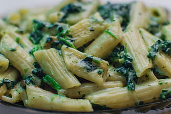 penne, pasta, food, lunch, dinner, pesto