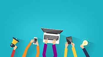 digitální, marketing, -, obraz, copyspace, podnikání, sdělení, počítač, pojem, ploché, ikona