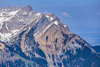view, mountain, landmark, Stanserhorn, Pilatus, summit, peak, Swiss Alps, Alps, alpine, spring