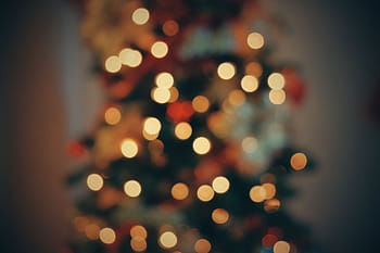 albero di Natale, bokeh, colorato, natale, festivo, colore, vacanza, decorazione, luccichio, splendore, celebrazione