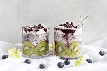 mirtillo, Kiwi, frutta, dolce, dolci, cibo