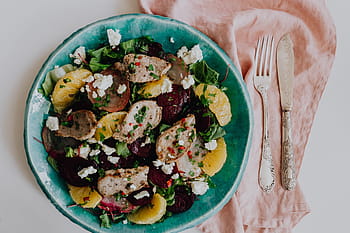 preparar, delicioso, saludable, comida, verduras, ensalada, en forma, vegano