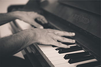 pianoforte, chiavi, mani, strumento musicale, musica