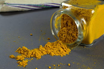 turmeric, glass, aromatic, jar, ingredient, food, seasoning, aroma, curcuma, powder, healthy
