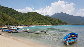 park tayrona, krajiny, pláž, Kolumbie, santa marta
